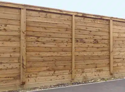 Timber fence installation in Winchester